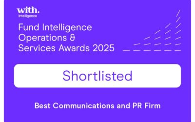 Sondhelm Partners Shortlisted for Best Communications and PR Firm at Fund Intelligence Awards 2025